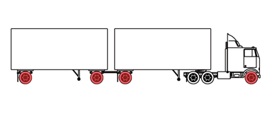 Special Four-rid tread groove design makes 11R22.5 tyre