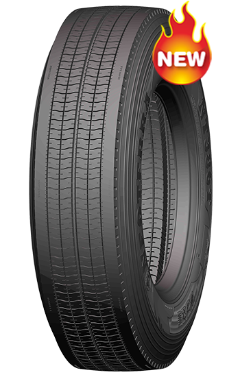 Special Four-rid tread groove design makes 295/75R22.5 tyre